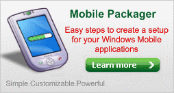 A Simple Way To Create Windows Mobile Setup Installer